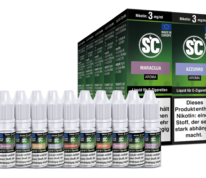 SC Liquid - Fruit Probierbox 3 mg/ml