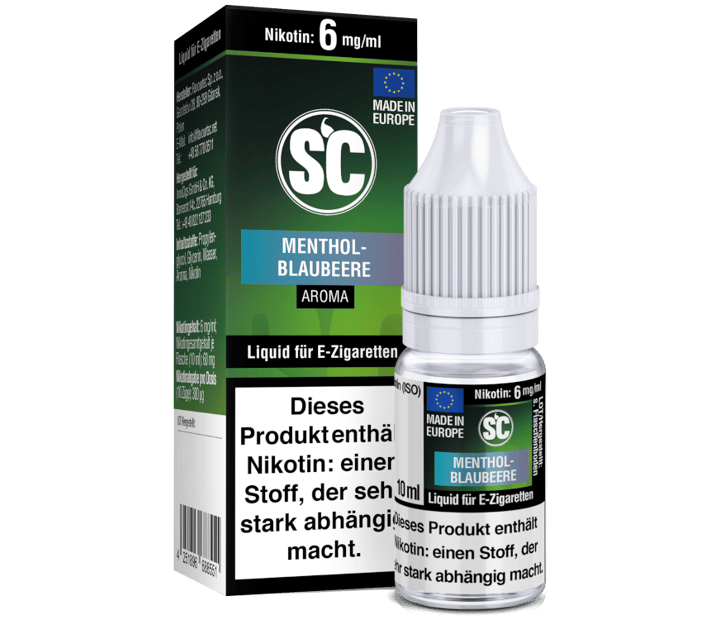 SC Liquid - Menthol-Blaubeere 6 mg/ml