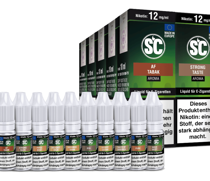 SC Liquid - Tobacco Probierbox 12 mg/ml