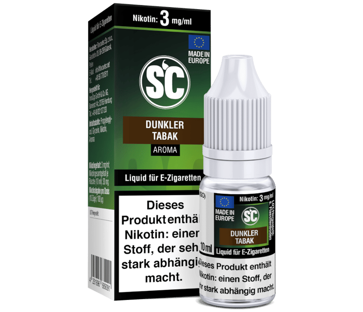 SC Liquid - Dunkler Tabak 3 mg/ml