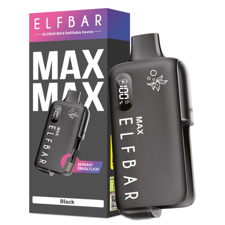 Elfbar - Max E-Zigaretten Set Black