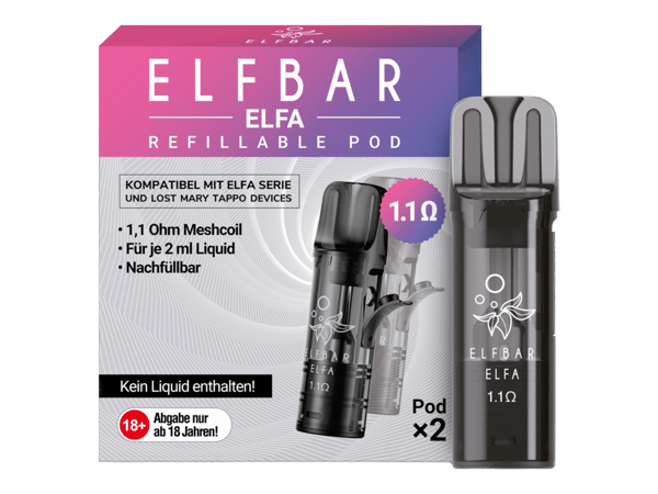 Elfbar Elfa Leer-Pod (2 Stück pro Packung)