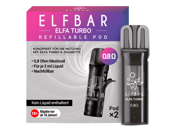 Elfbar Elfa Turbo Pod (2 Stück pro Packung)
