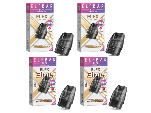 Elfbar Elfx Pod V2.0 (3 Stück pro Packung)