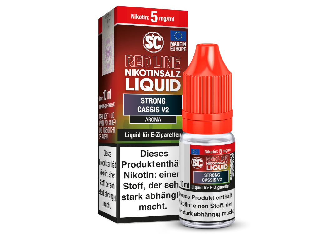 SC - Red Line - Strong Cassis V2 - Nikotinsalz Liquid