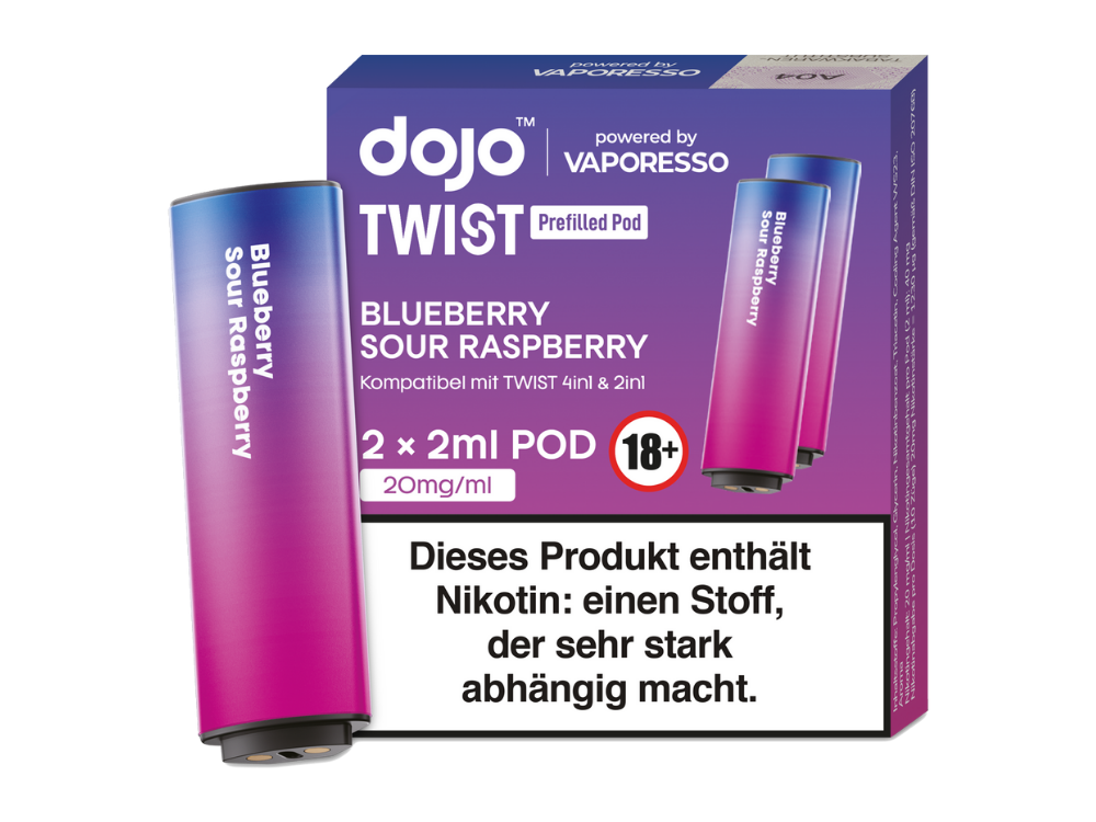 Vaporesso Dojo Twist Pod (2 Stück pro Packung)