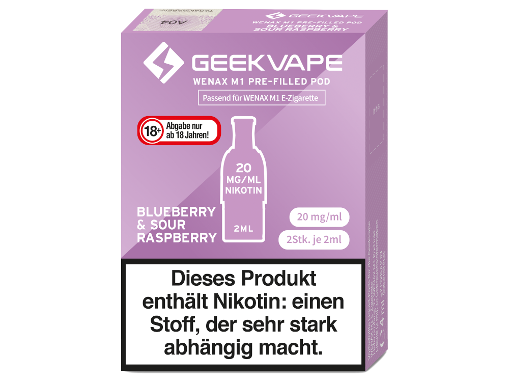 GeekVape Wenax M1 Pod (2 Stück pro Packung)