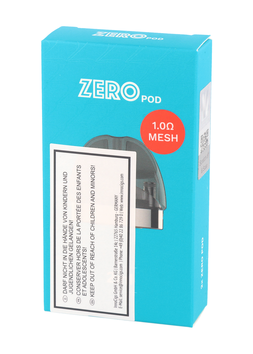 Renova Zero Mesh 1,0 Ohm Pod (2 Stück pro Packung)
