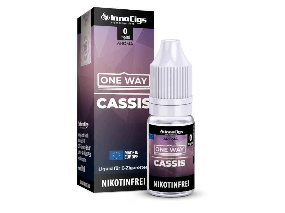 InnoCigs - One Way - Cassis - Nikotinsalz Liquid