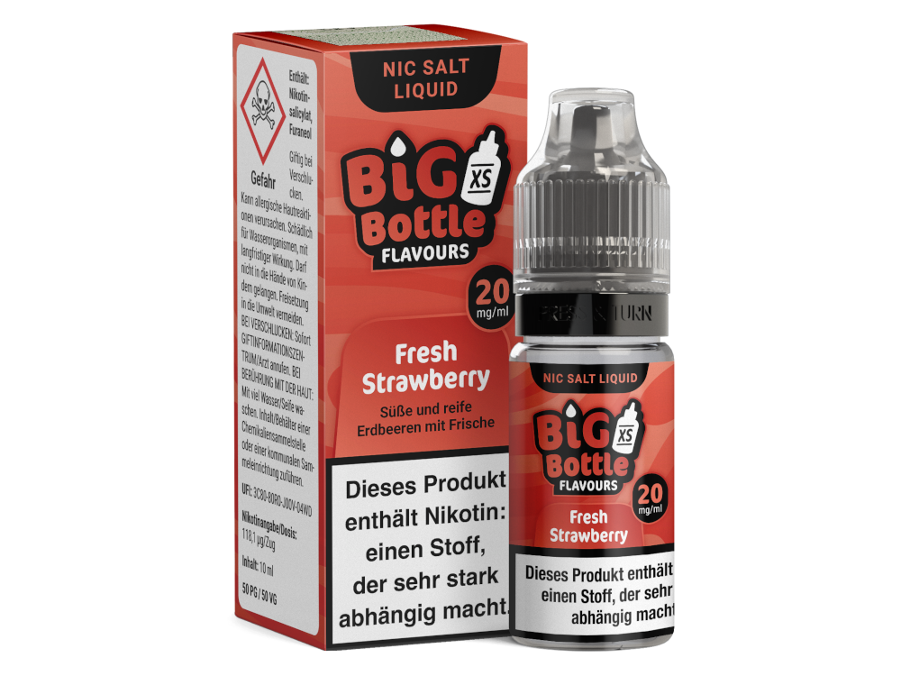 Big Bottle - Fresh Strawberry - Nikotinsalz Liquid