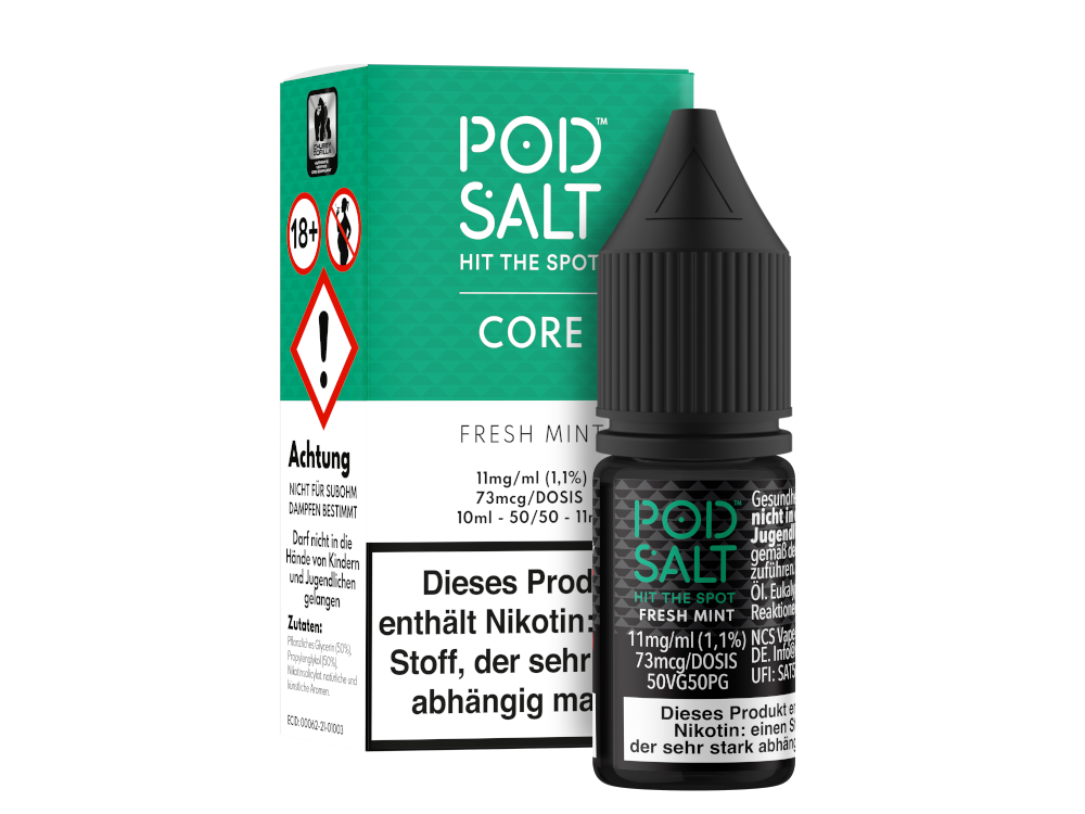 Pod Salt Core - Fresh Mint - Nikotinsalz Liquid 
