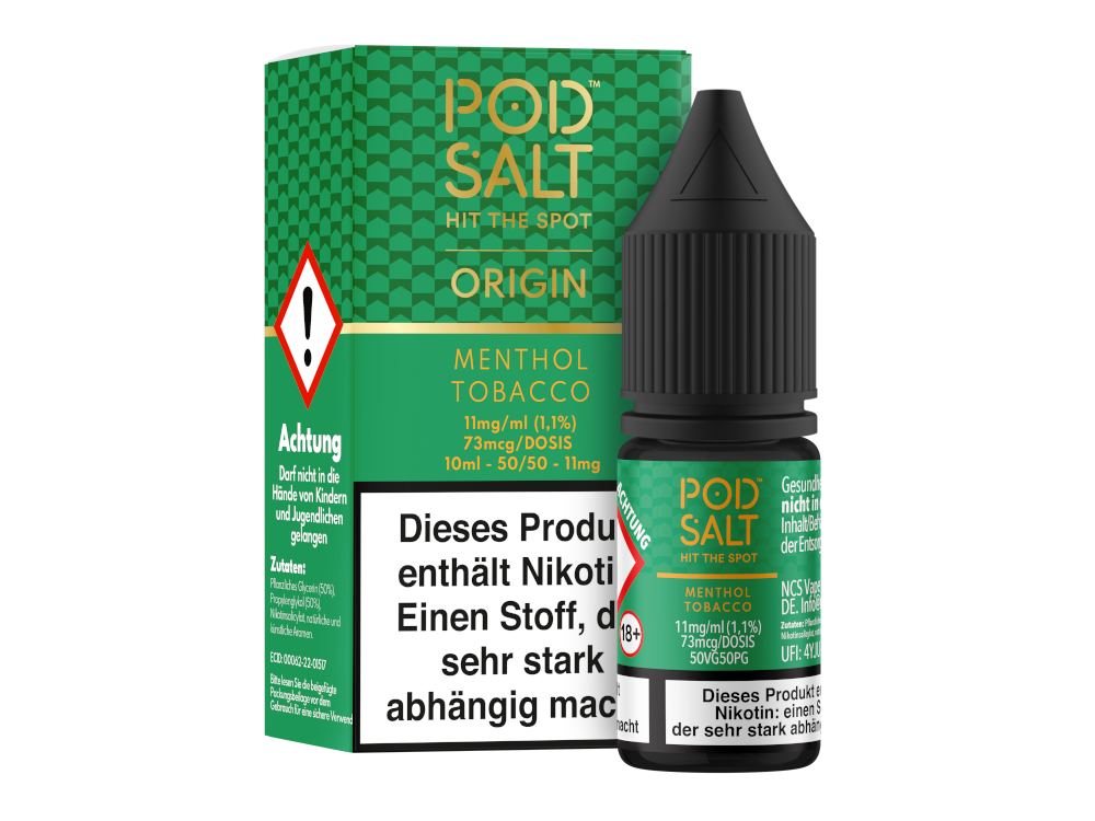 Pod Salt Origin - Menthol Tobacco - Nikotinsalz Liquid