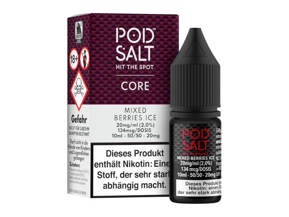 Pod Salt Core - Mixed Berries Ice - Nikotinsalz Liquid 