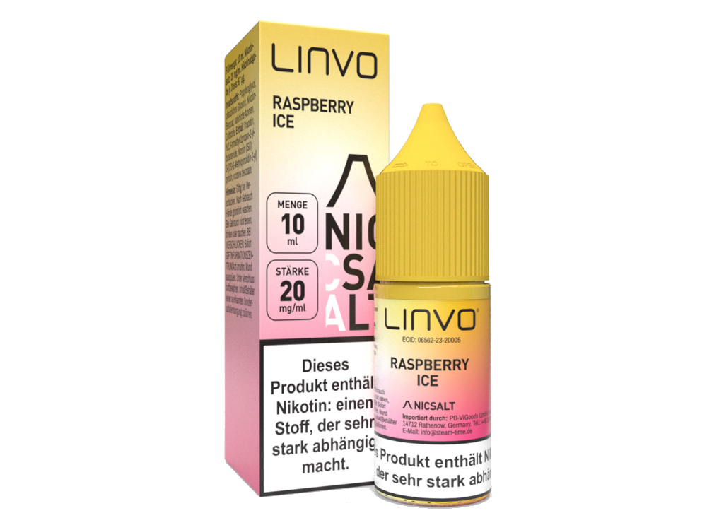 Linvo - Raspberry Ice - Nikotinsalz Liquid