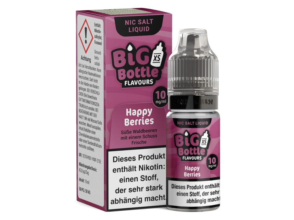 Big Bottle - Happy Berries - Nikotinsalz Liquid