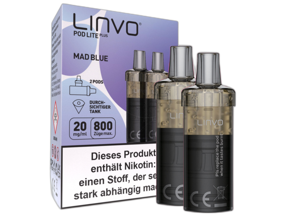 Linvo Pod Lite Plus Cartridge (2 Stück pro Packung)
