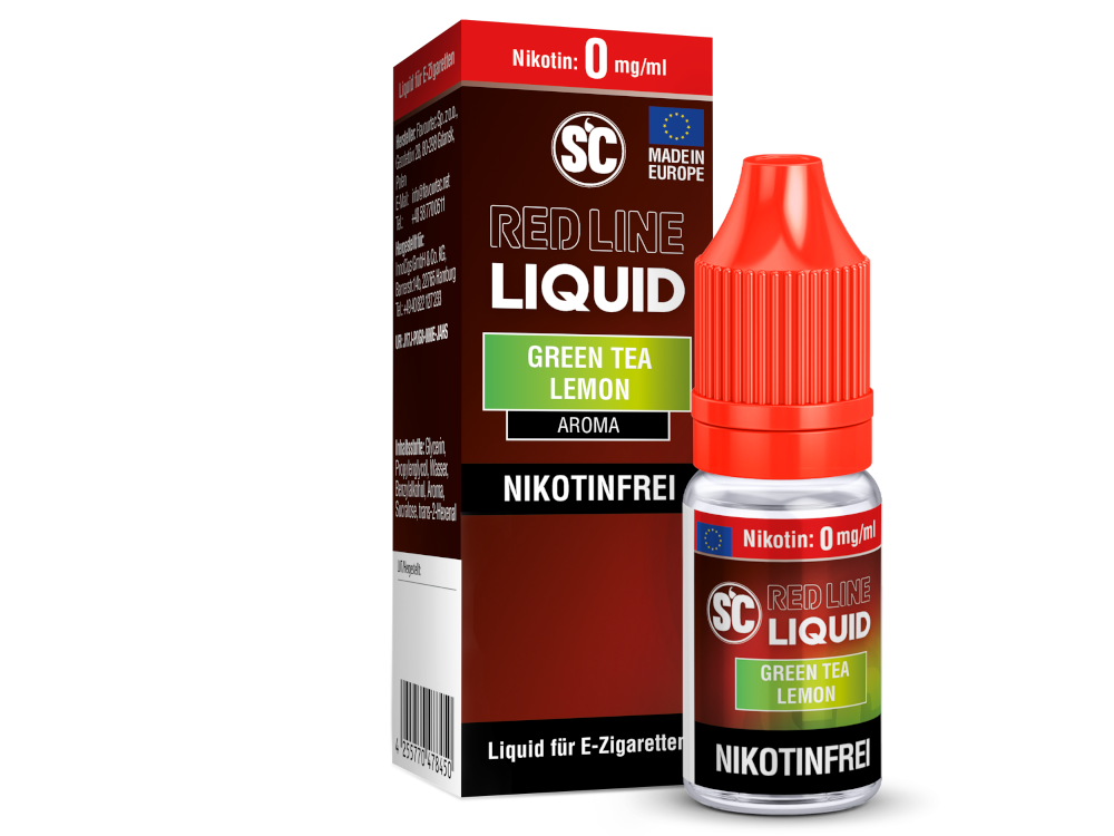 SC - Red Line - Green Tea Lemon - Nikotinsalz Liquid