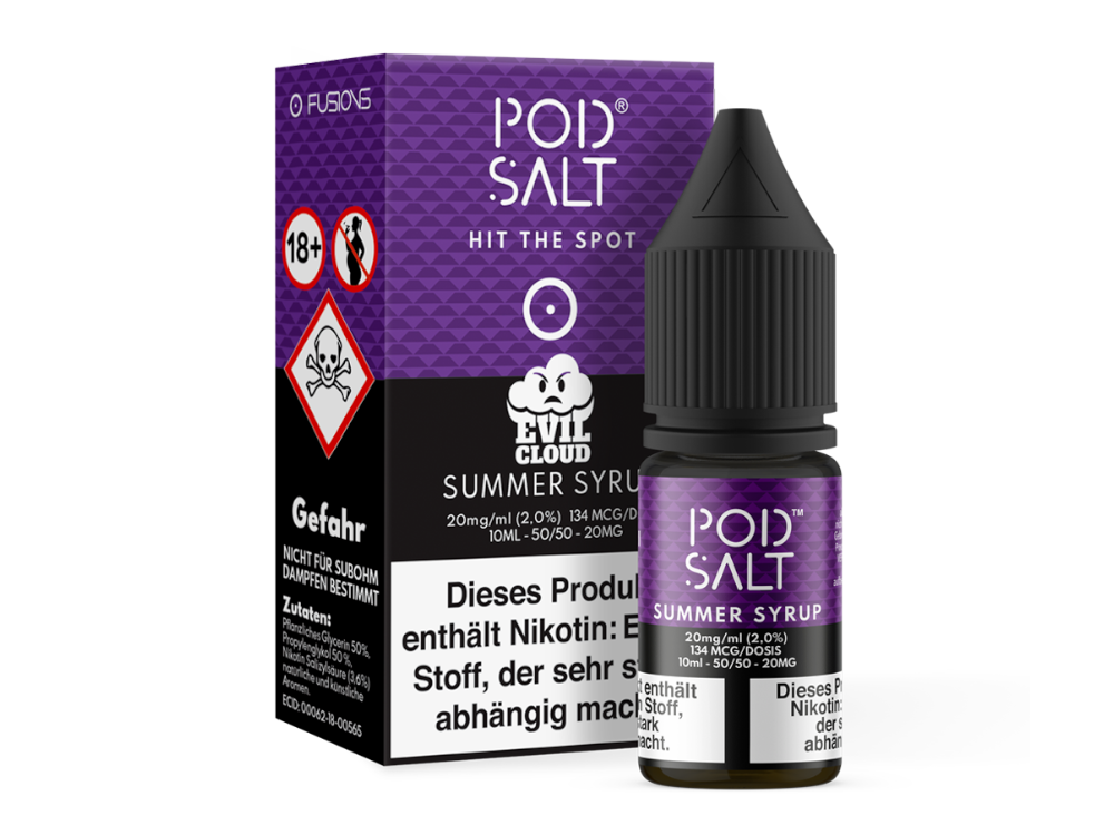 Pod Salt Fusion - Summer Syrup - Nikotinsalz Liquid 