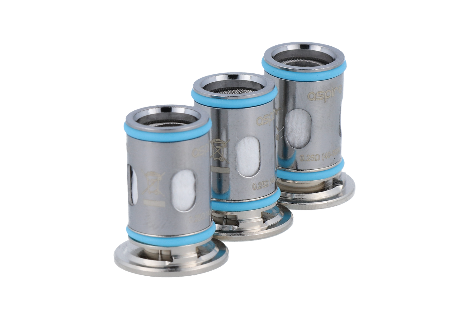 Aspire Cloudflask Mesh 0,25 Ohm Heads (3 Stück pro Packung) Aspire Cloudflask Mesh 0,25 Ohm Heads (3 Stück pro Packung)