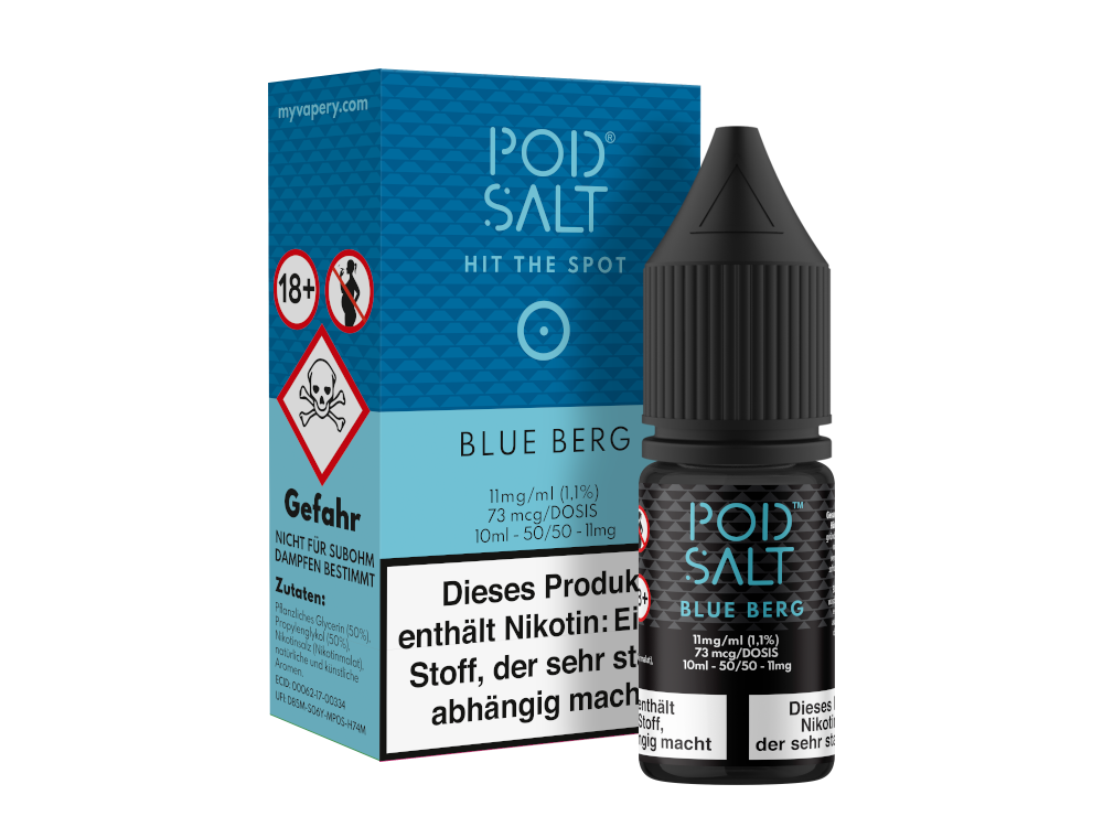 Pod Salt - Blue Berg - Nikotinsalz Liquid 