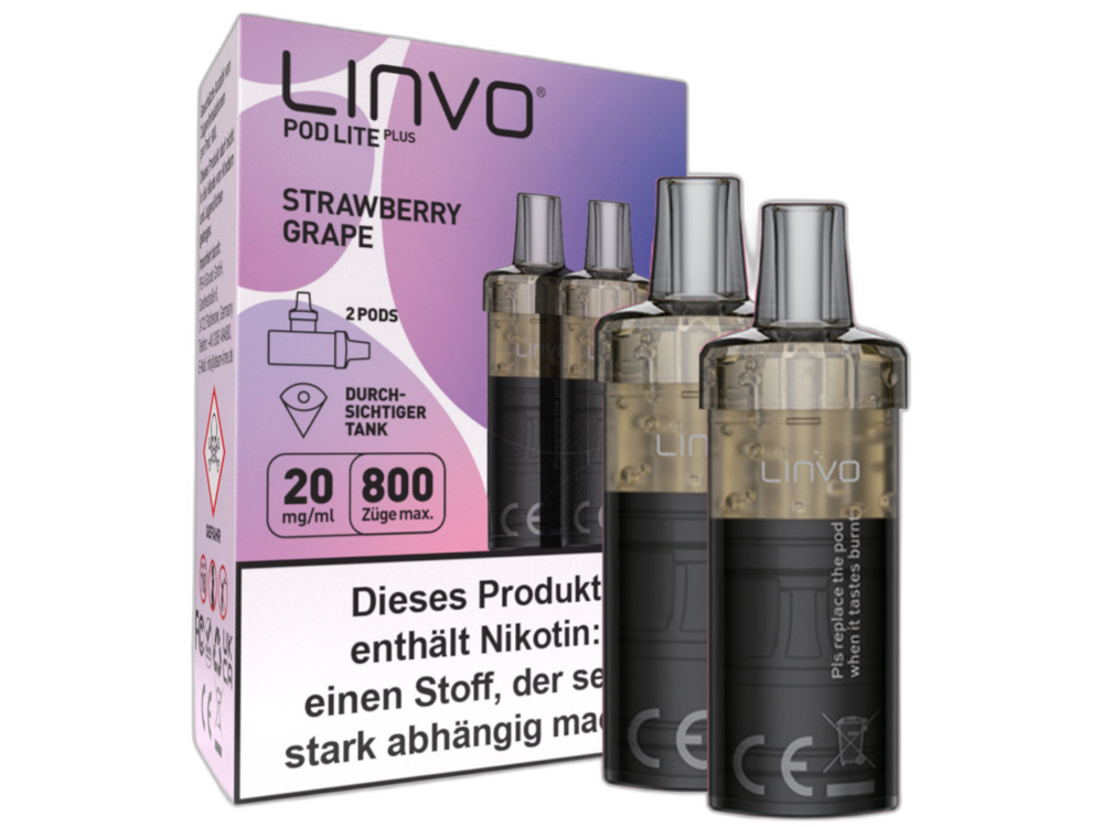 Linvo Pod Lite Plus Cartridge (2 Stück pro Packung)
