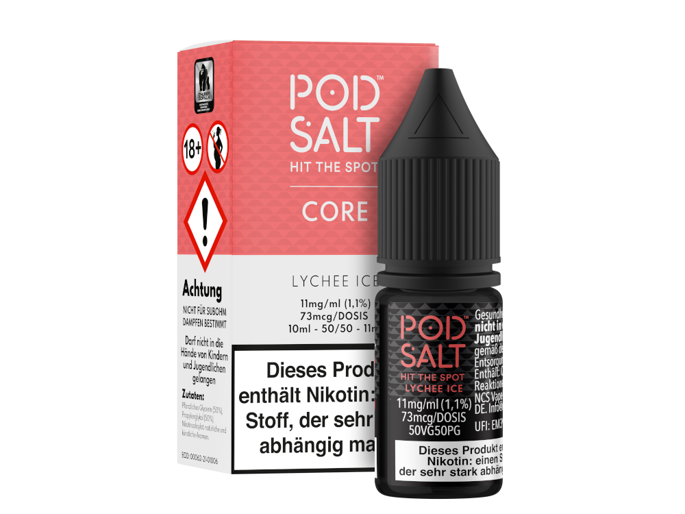 Pod Salt Core - Lychee Ice - Nikotinsalz Liquid 