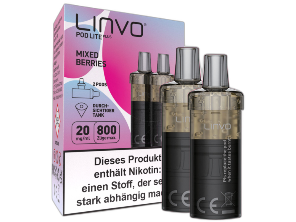 Linvo Pod Lite Plus Cartridge (2 Stück pro Packung)