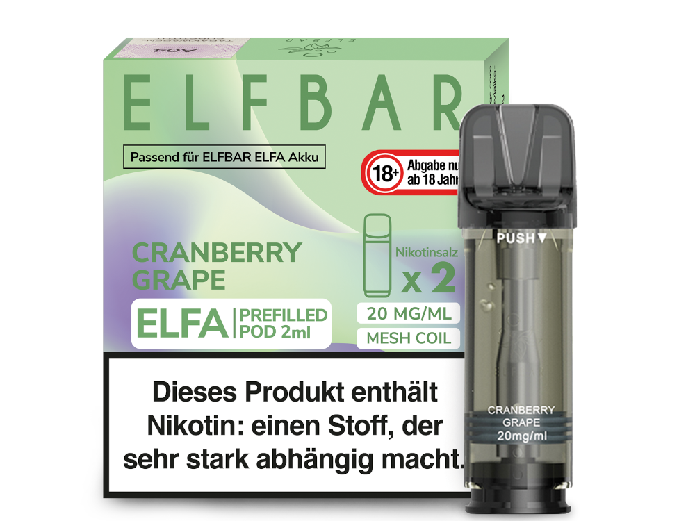 Elfbar Elfa Pod (2 Stück pro Packung)