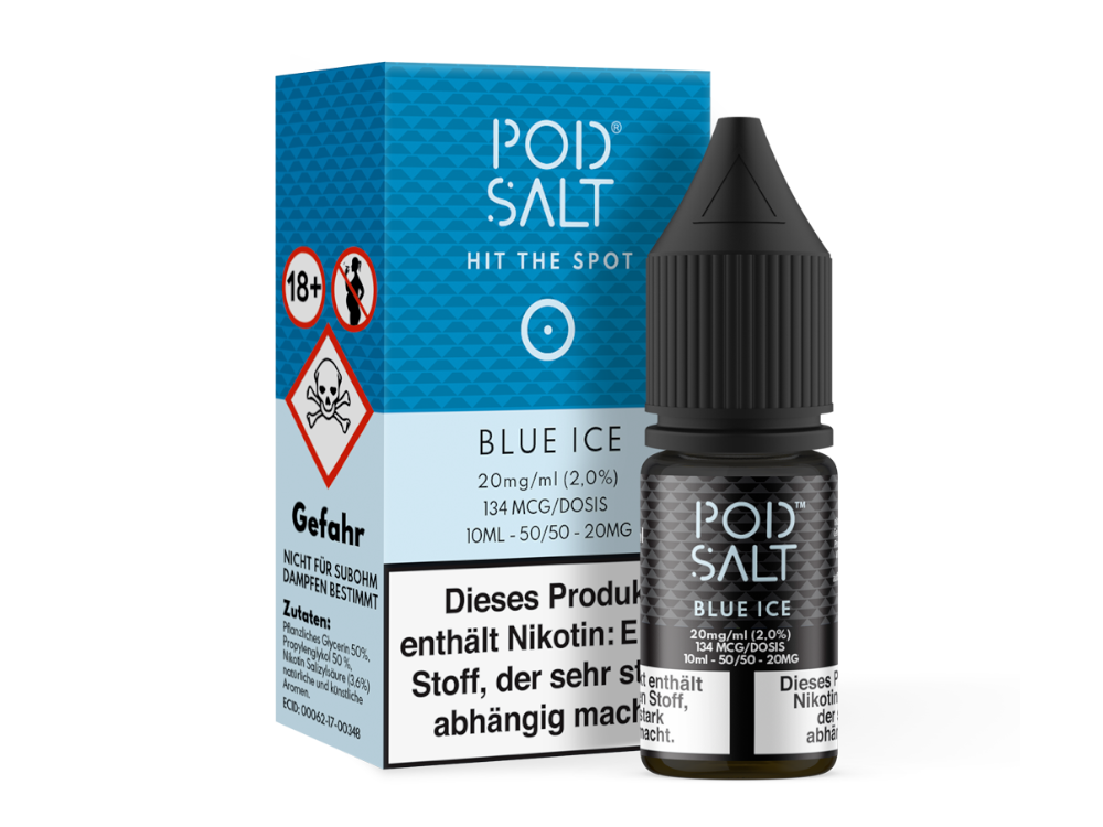 Pod Salt - Blue Ice - Nikotinsalz Liquid 