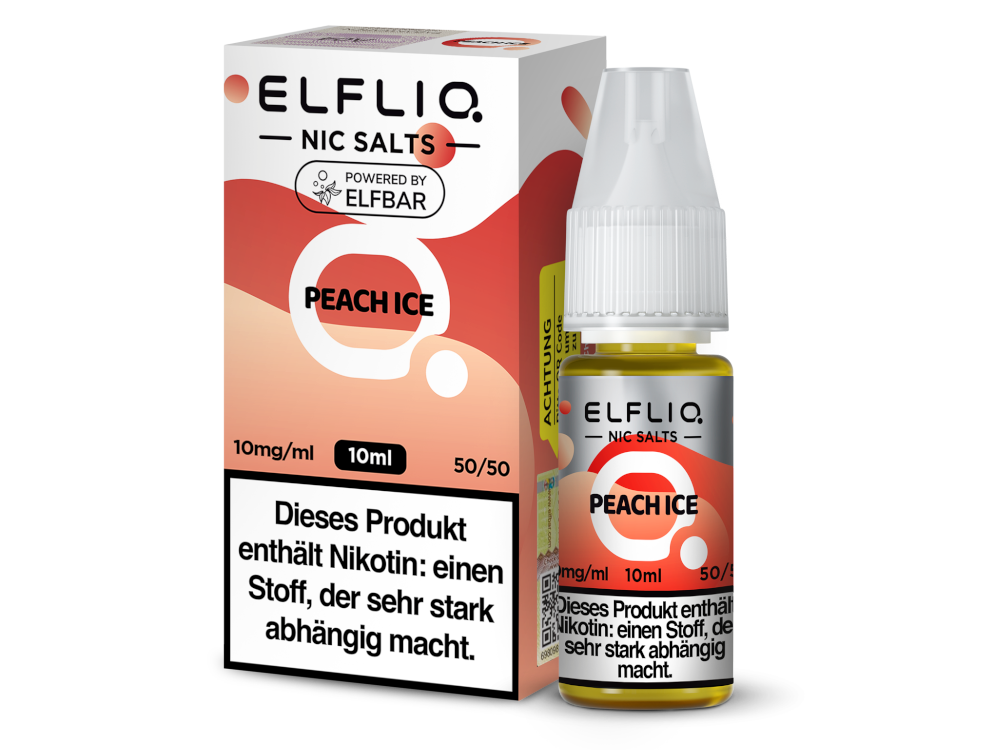 ELFLIQ - Peach Ice - Nikotinsalz Liquid
