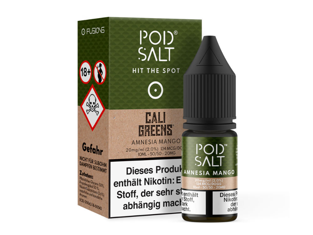 Pod Salt Fusion - Amnesia Mango - Nikotinsalz Liquid 