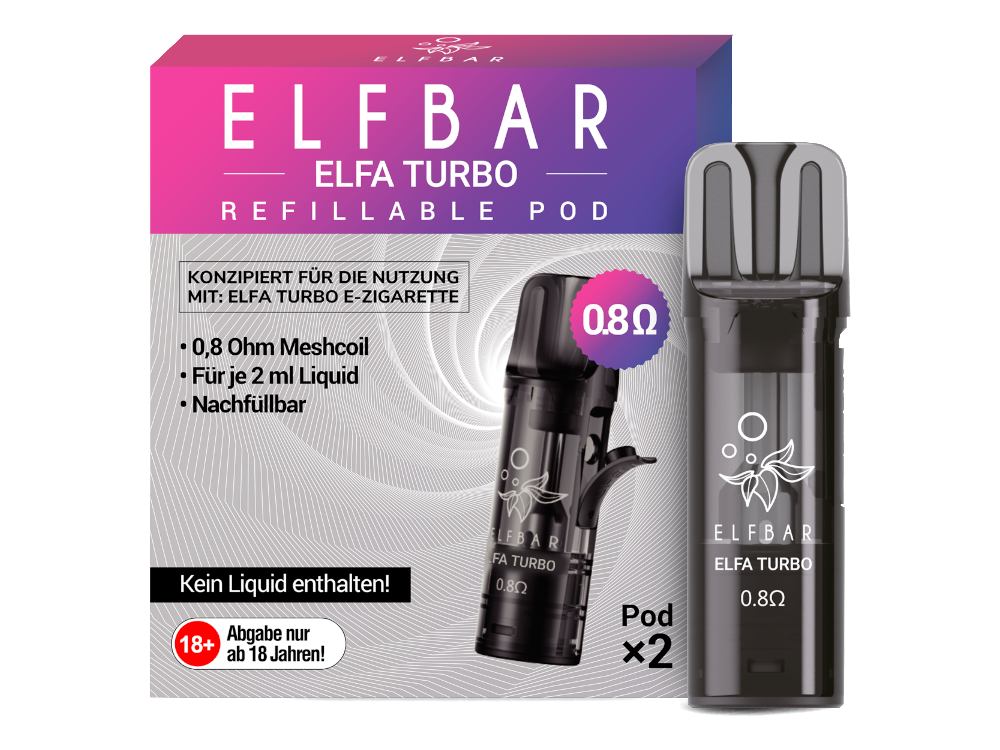 Elfbar Elfa Turbo Pod (2 Stück pro Packung)