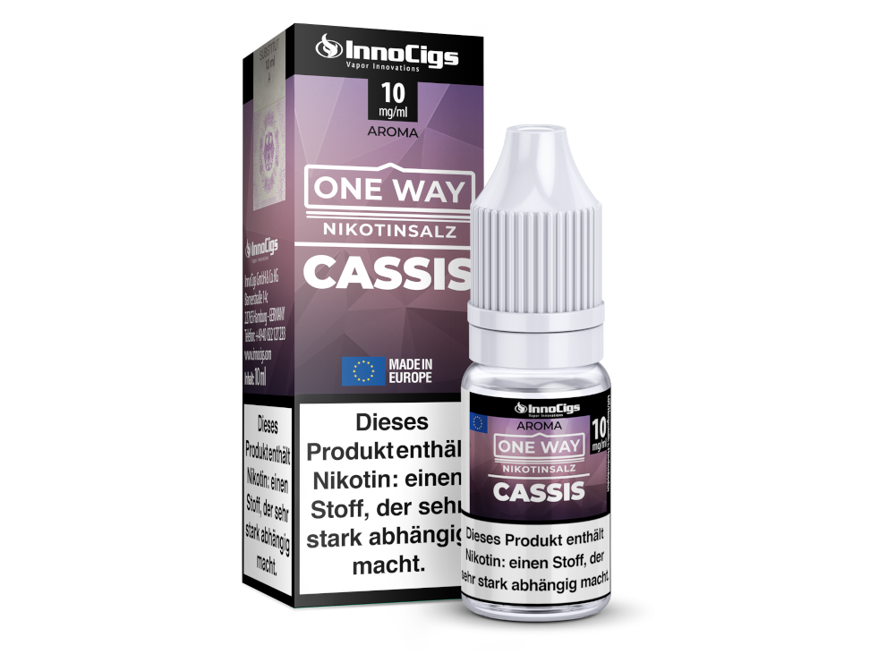 InnoCigs - One Way - Cassis - Nikotinsalz Liquid