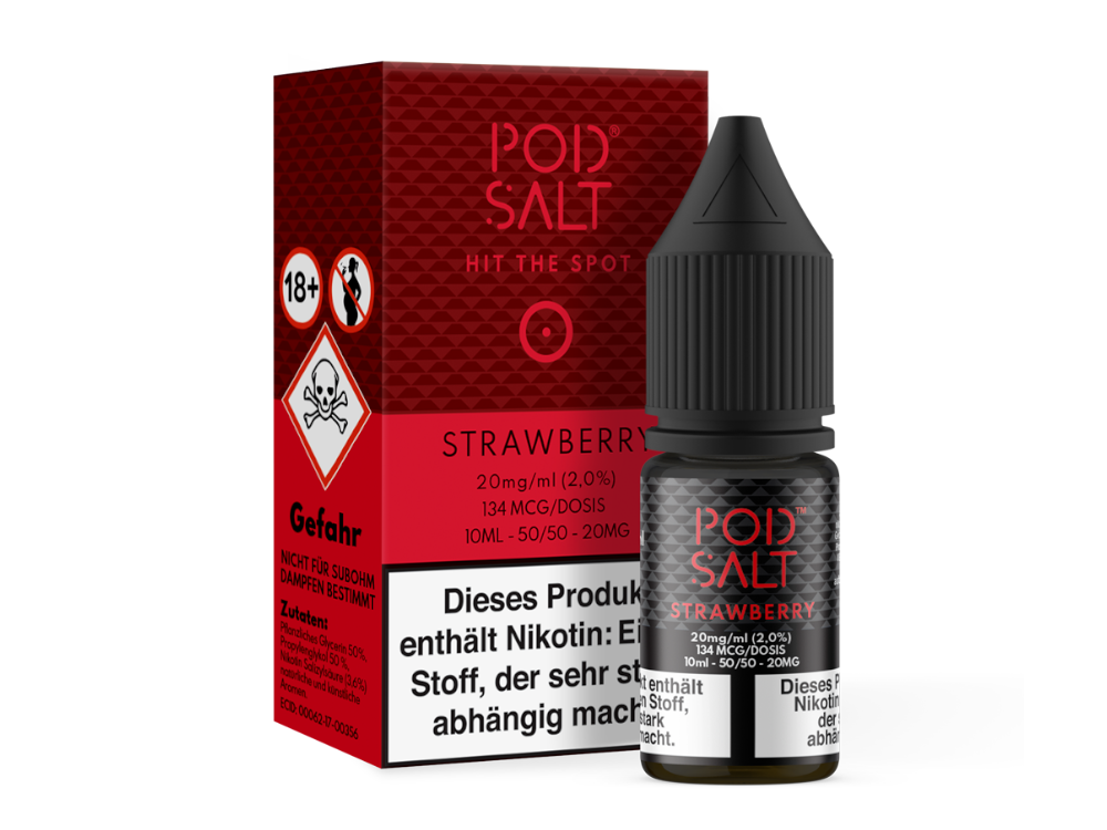 Pod Salt - Strawberry - Nikotinsalz Liquid 