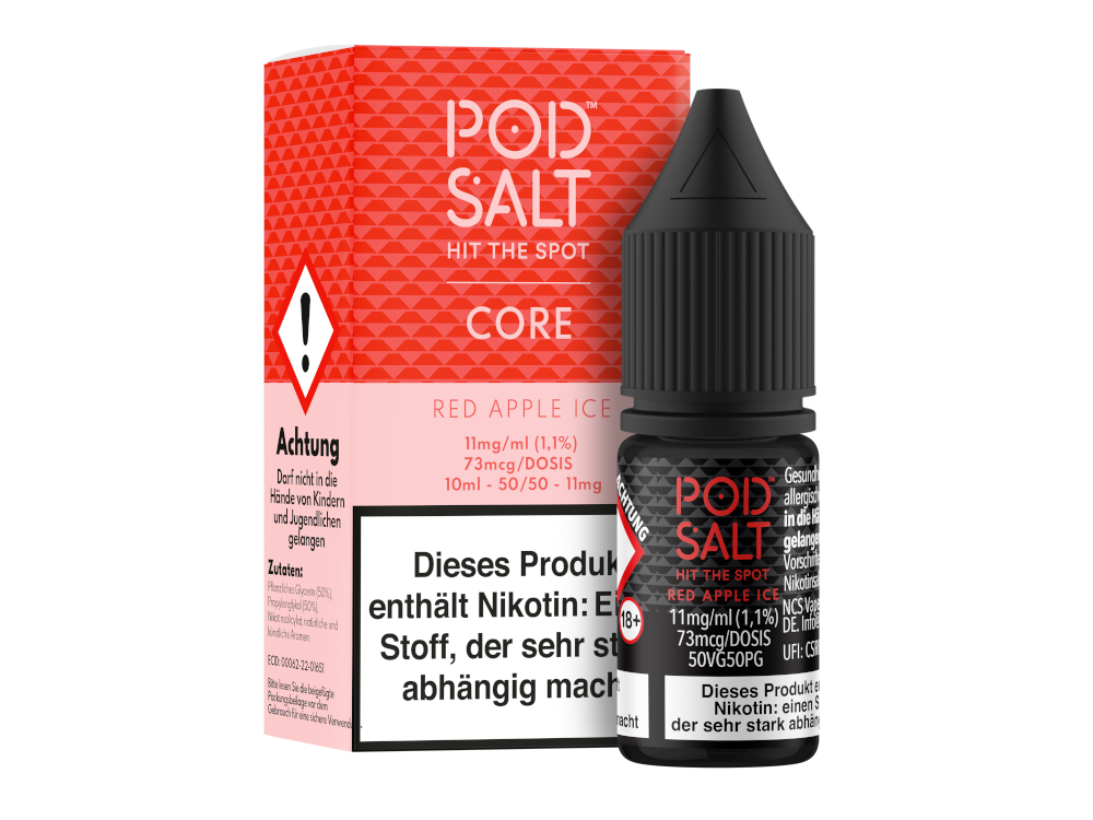 Pod Salt Core - Red Apple Ice - Nikotinsalz Liquid