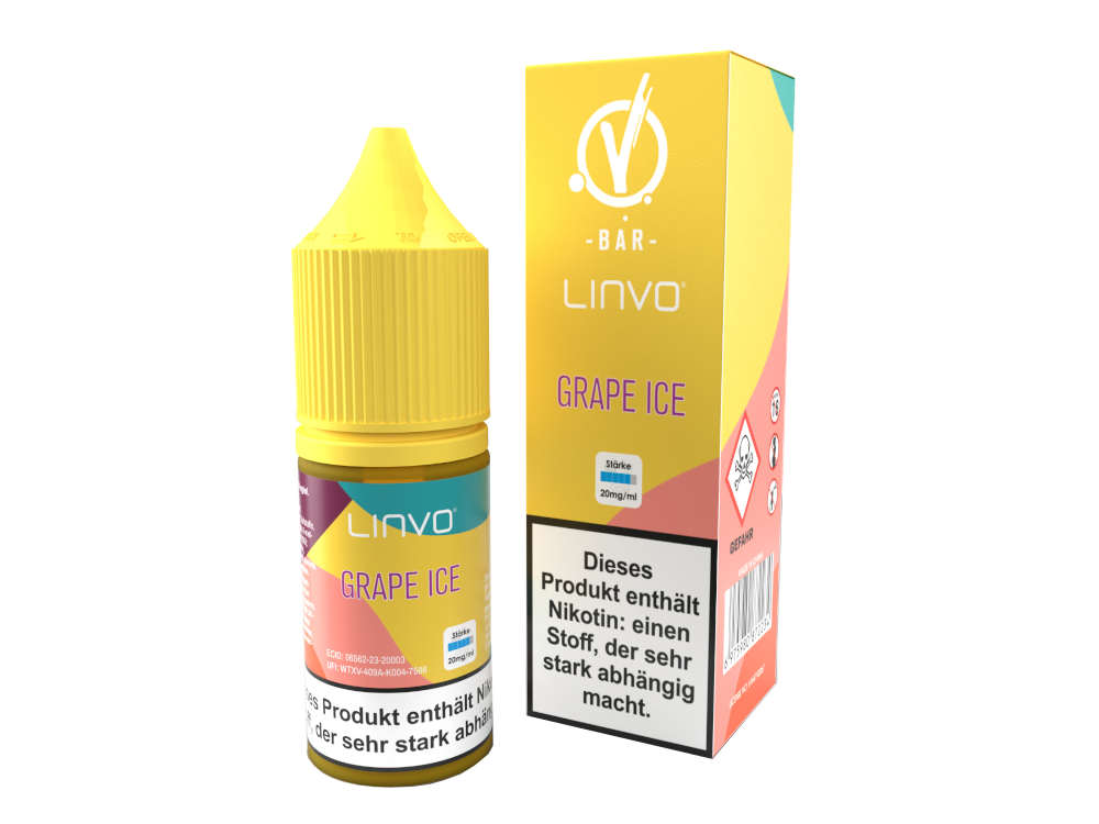 Linvo - Grape Ice - Nikotinsalz Liquid