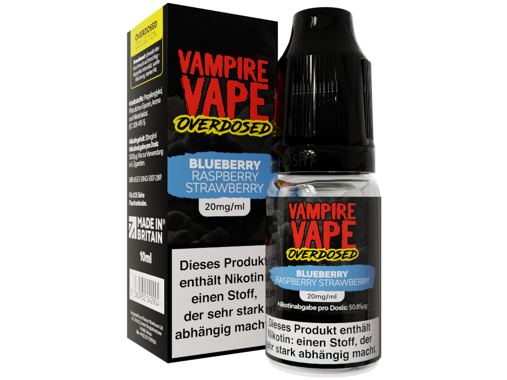 Vampire Vape - Overdosed - Nikotinsalz Liquid