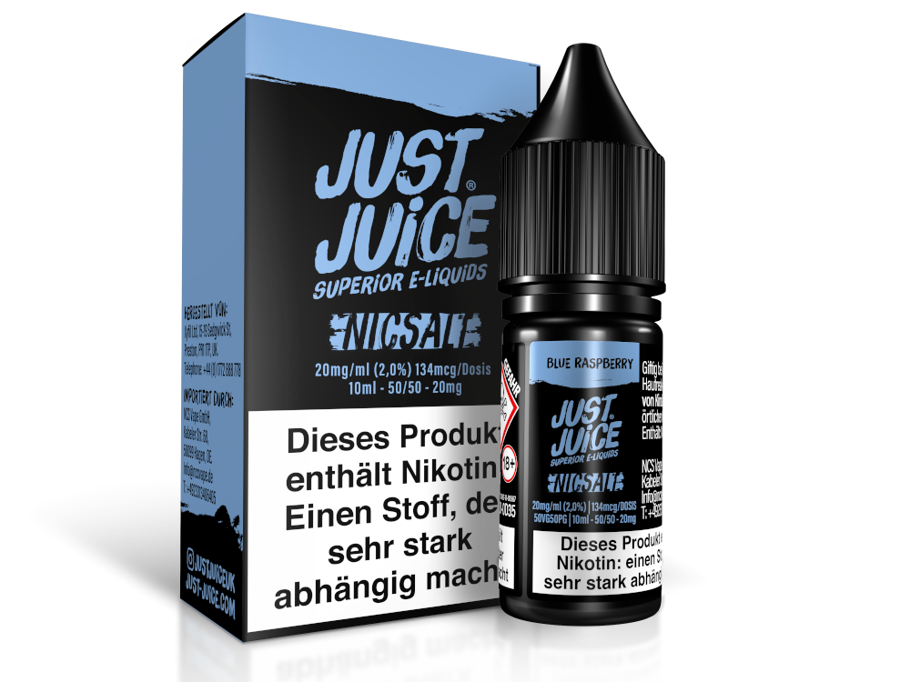 Just Juice - Blue Raspberry - Nikotinsalz Liquid