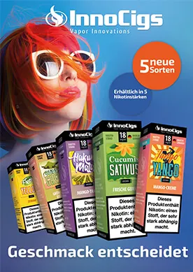 InnoCigs 5 neue Sorten