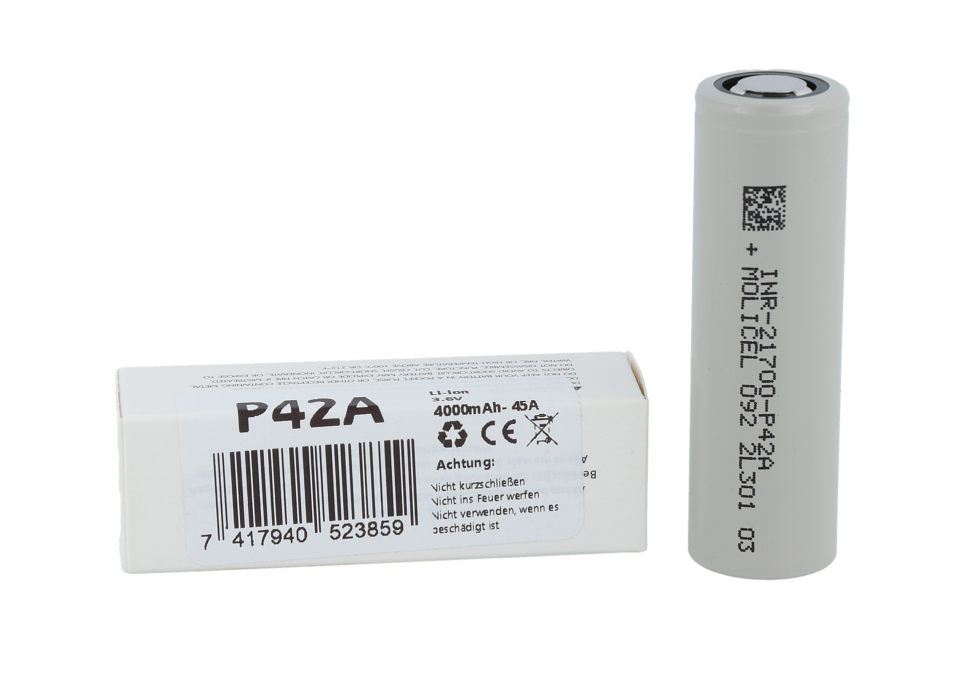 Molicel INR21700-P42A 4000 mAh