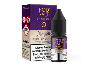 Pod Salt Fusion - Blueberry Jam Tart - Nikotinsalz Liquid 