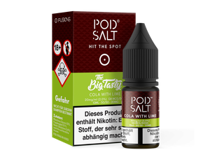 Pod Salt Fusion - Cola with Lime - Nikotinsalz Liquid 