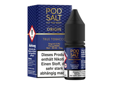 Pod Salt Origin - True Tobacco - Nikotinsalz Liquid