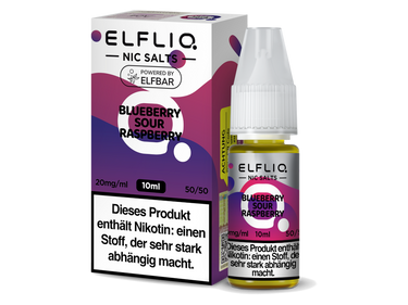 ELFLIQ - Blueberry Sour Raspberry - Nikotinsalz Liquid