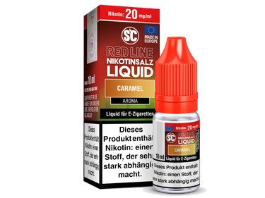 SC - Red Line - Caramel - Nikotinsalz Liquid