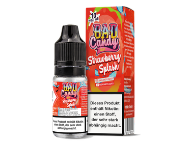 Bad Candy Liquids - Strawberry Splash - Nikotinsalz Liquid