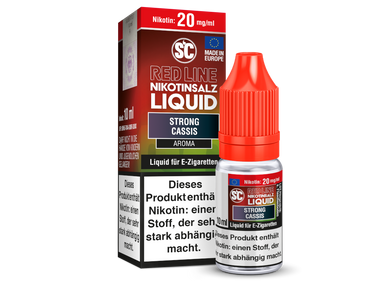 SC - Red Line - Strong Cassis - Nikotinsalz Liquid