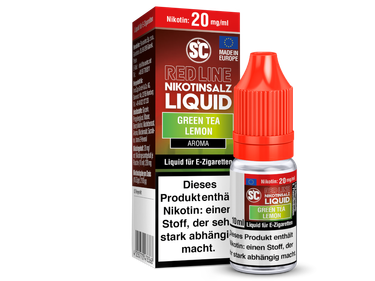 SC - Red Line - Green Tea Lemon - Nikotinsalz Liquid