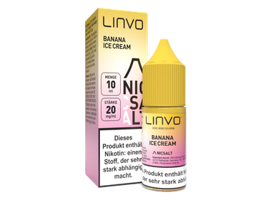 Linvo - Banana Ice Cream - Nikotinsalz Liquid