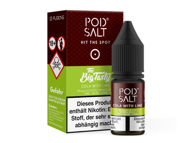 Pod Salt Fusion - Cola with Lime - Nikotinsalz Liquid 